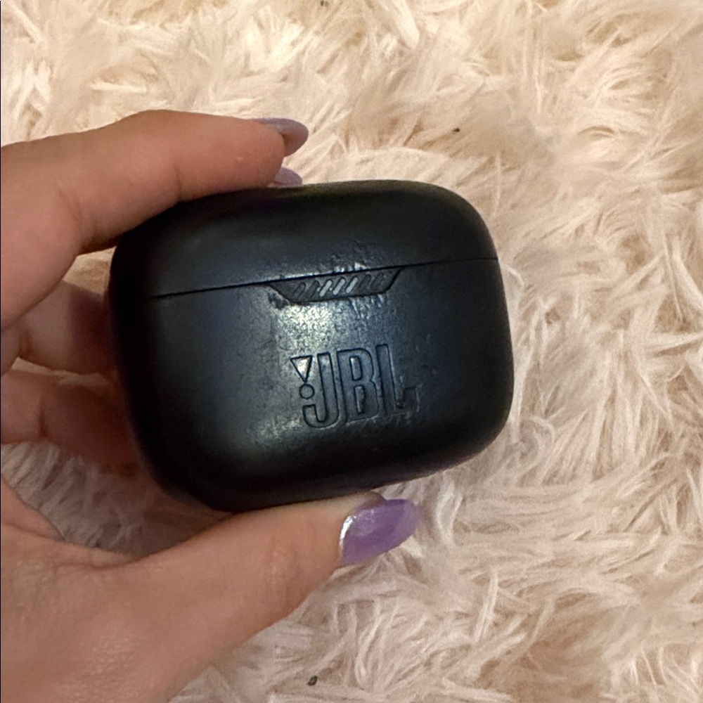 JBL Matte Black Earbuds Case